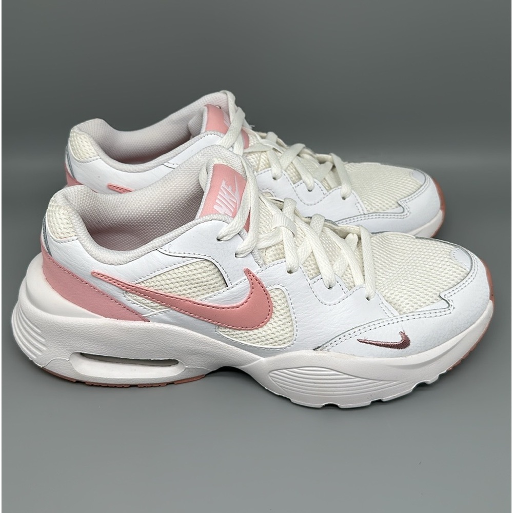 Nike Air Max Fusion White‎ Pink Running Shoes Women's Sz 9.5 NWT!